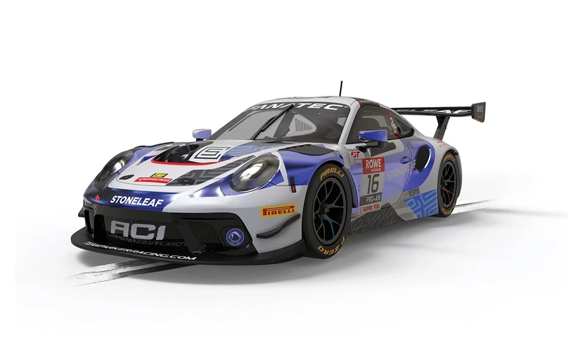 Scalextric Cars - C4522 Porsche 911 GT3 R ACI Motorsport - Toy Slot Car for use with Race Tracks and Set - Gift Ideas for Kids and Adults, Accessories
