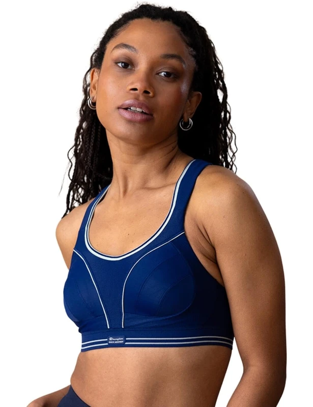 Champion Women's W - Shock Absorber Ultimate Run Bra, Blue (BS567), 70A - Image 1