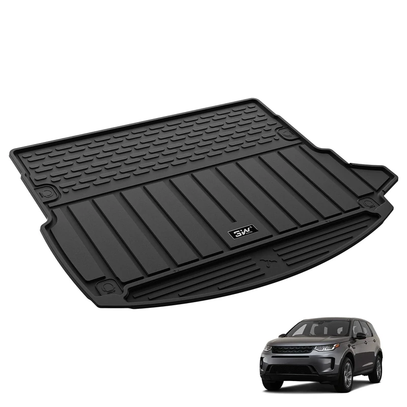 3W Boot Liner Fit for Land Rover Discovery Sport L550 2022-2026, Odorless Thorex™ Dog Friendly Premium Trunk Protection Mats, All Weather Waterproof Anti Slip Easy to Clean Car Accessory