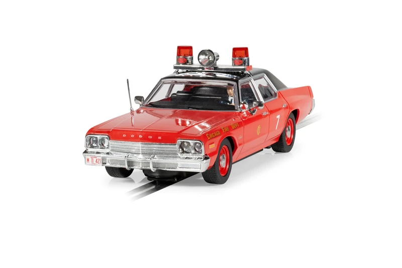 Scalextric Cars - C4408 Dodge Monaco - Chicago Fire Department - Toy Slot Car for use with Race Tracks and Set - Gift Ideas for Kids and Adults, Scalextric Accessories - Image 1
