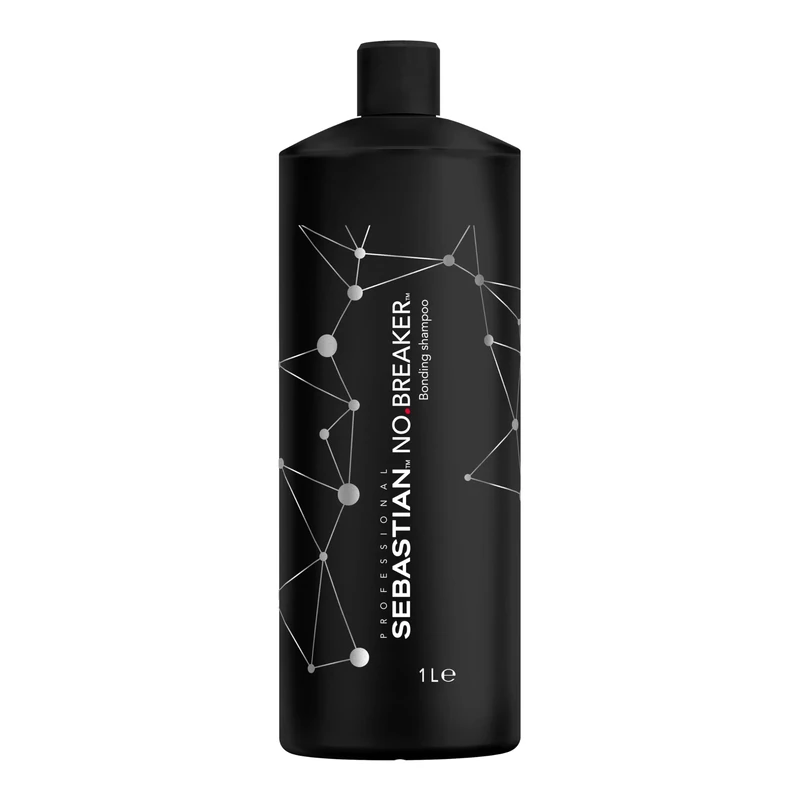 Sebastian Professional No.Breaker Bonding Shampoo | Strengthens Damaged Hair | Intense Conditioning | For Soft, Bouncy Hair | 1000ml