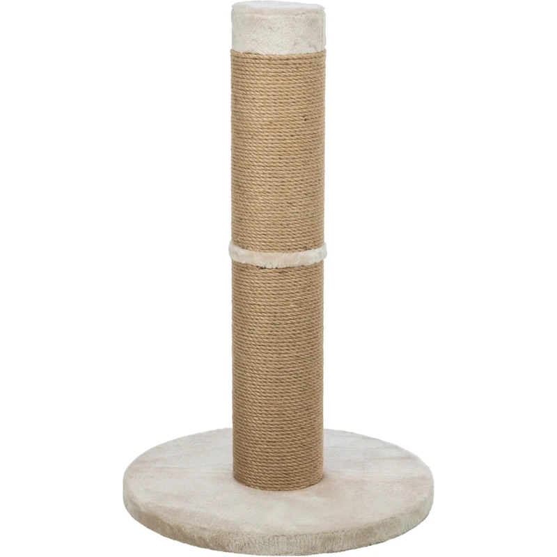 TRIXIE Rue XXL Sisal Scratching Post for Large Cats with Plush Base 80 cm Beige