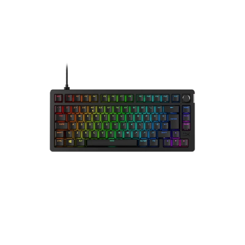 HyperX Alloy Rise 75 | Hot-Swappable Mechanical Gaming Keyboard | PC | Ambient Light Sensor | Gasket Mounted Linear Switches