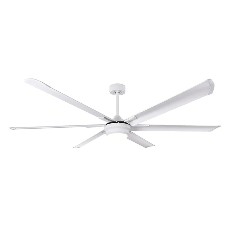 Eden pulse Fan DC 30W White, 6 Aluminium Blades, 3250lm, 6 Speeds, Remote Control, Timer, Ideal for freshness and comfort at home.