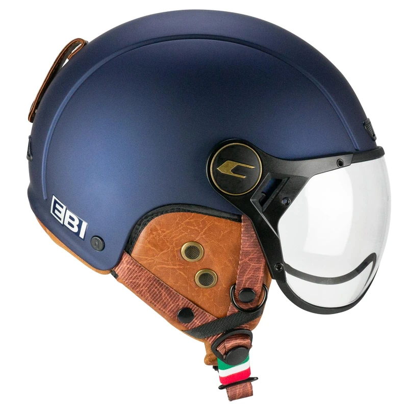 CGM EBI Unisex Adult Ski Helmet, Satin Blue, Small (55-56cm)