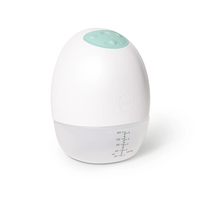 MAM Move Wearable and Portable Breast Pump, Wireless Electric Breast Pump, with 3 Modes and 5 Intensity Levels, SkinSoft™ Silicone Cup Adaptable to All Neo Moms