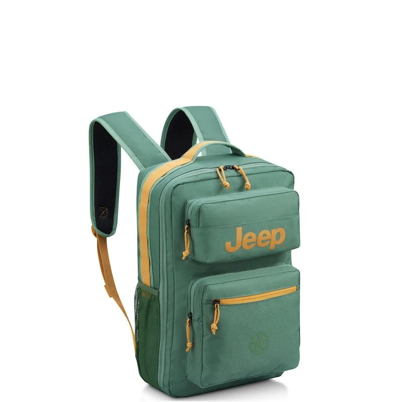 Jeep Unisex's JS015B Laptop Travel Backpack, Army, 15.6"