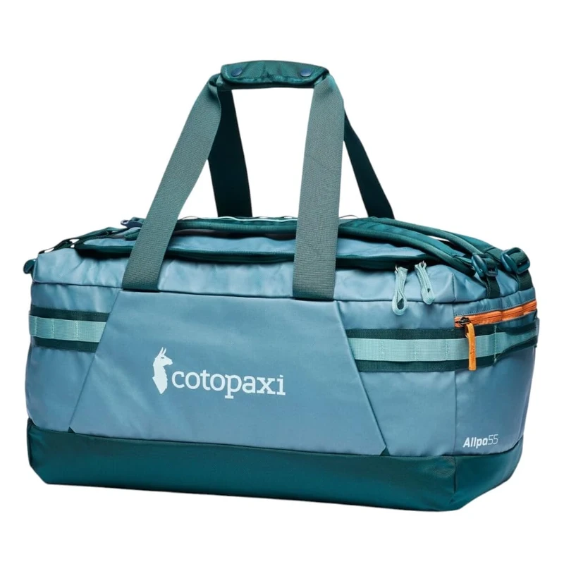 Cotopaxi Allpa Getaway 55 L Duffel, Blue Spruce and Abyss, One Size - Image 1