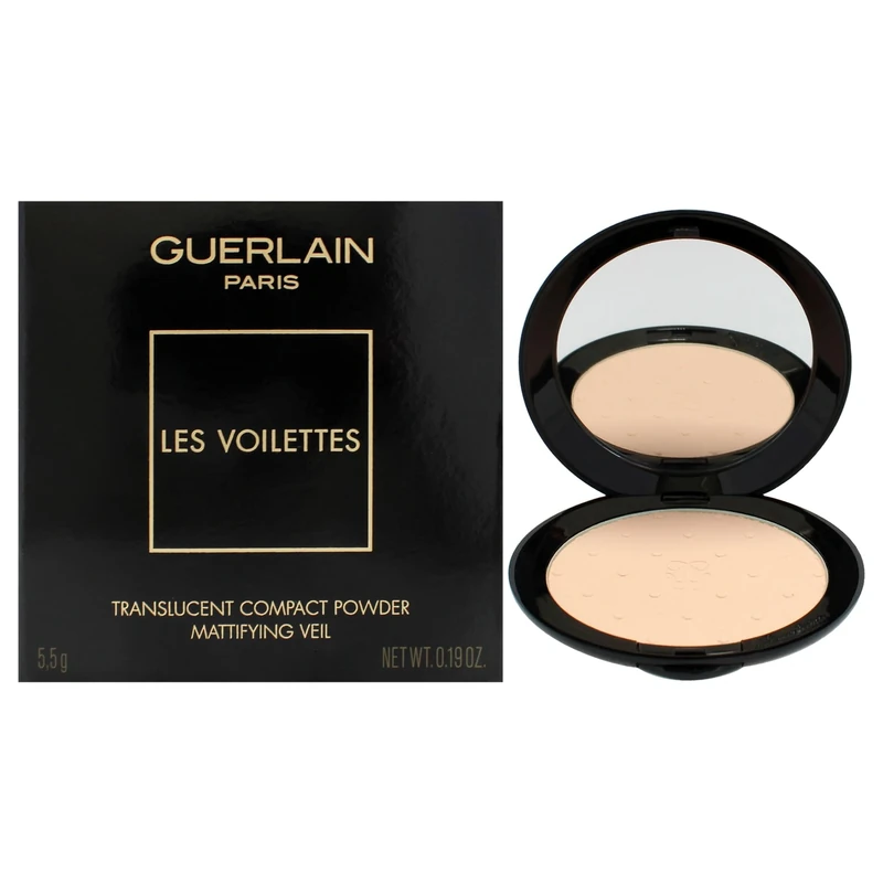 Les Voilettes Translucent Compact Powder - 3 Medium by Guerlain for Women - 0.19 oz Powder