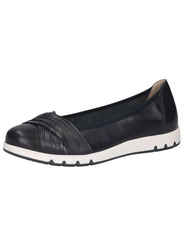 CAPRICE Women's Ballet Flats Flat, Blue (Ocean Nappa), 6.5 UK