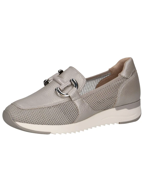 CAPRICE Women's Platform Loafers Sporty, Gray (Grey Comb), 5 UK
