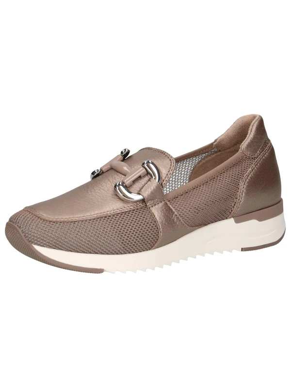 CAPRICE Women's Platform Loafers Sporty, Metallic (Bronce Comb), 6.5 UK