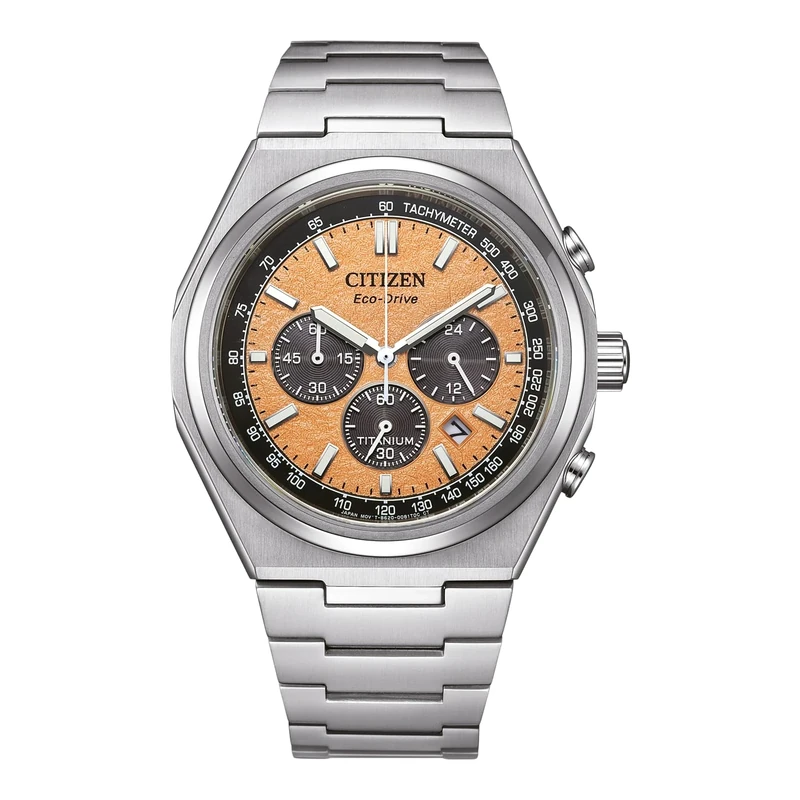 Citizen Men's Chronograph Eco-Drive Watch with Titan Strap CA4610-85Z