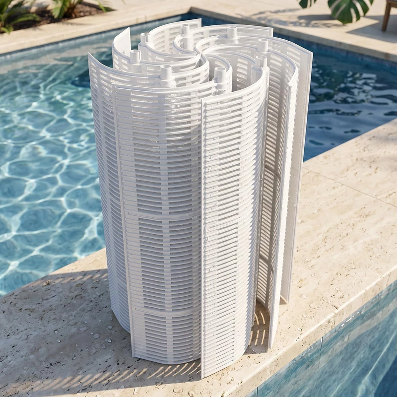 Aumzong 60 Sq Swimming DE Pool Filter Grids Compatible with Hayward Pro-Grid DE6020,Micro-Clear DE6000,for Unicel FG1005,for Astrial,for Pentair,for American Products,for Waterway Grids Set 60 Sq.Ft. - Image 1