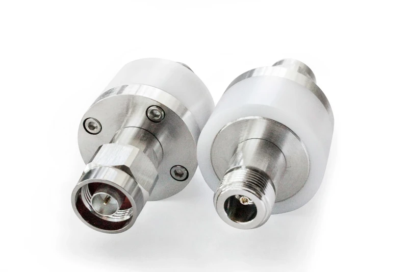 TOJOIN DC Block in-Line N Type Male to Female RF Coaxial Adapter 300-6000MHz with 3000V DC Voltage, 50 Ohms Impedance Connector Blocks DC Voltage from Your Radio or RF Test Equipment 1 PCS - Image 1