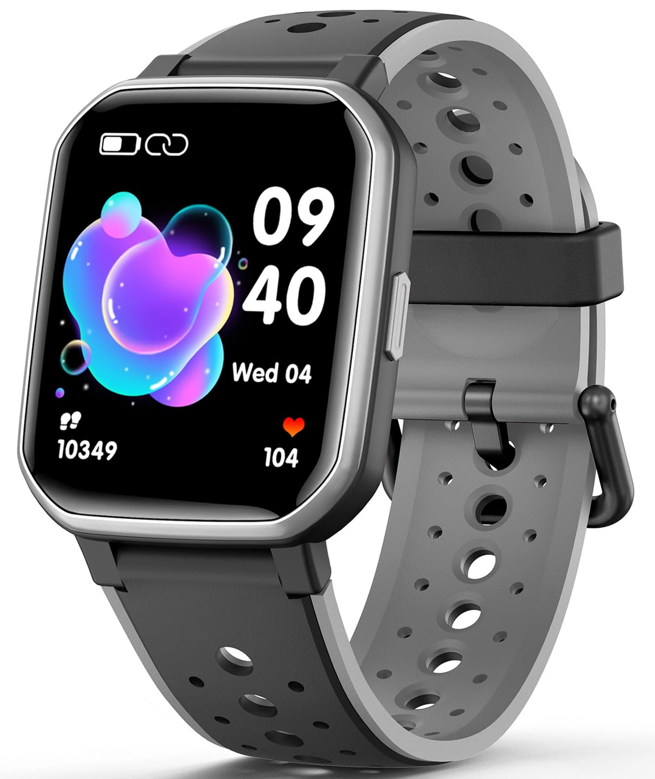 JOYELE Smart Watch for Kids Teens, Fitness Tracker Boy Girls Watch with 19 Sport Modes, Pedometer, Sleep Monitor, Kids Watch Birthday Gifts Toy Gift for Girls Boys 6-16 (Gray)