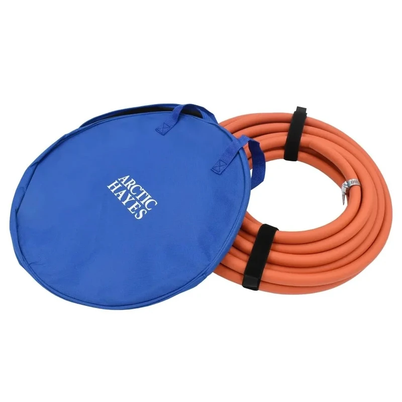 Arctic Hayes 10m Drain Down Hose Kit with Non-Kink Rubber Hose, 2 Thumb Screws, 2 Velcro Ties and 1 Carry Bag for Radiator/Heating System Repair, Maintenance, Servicing