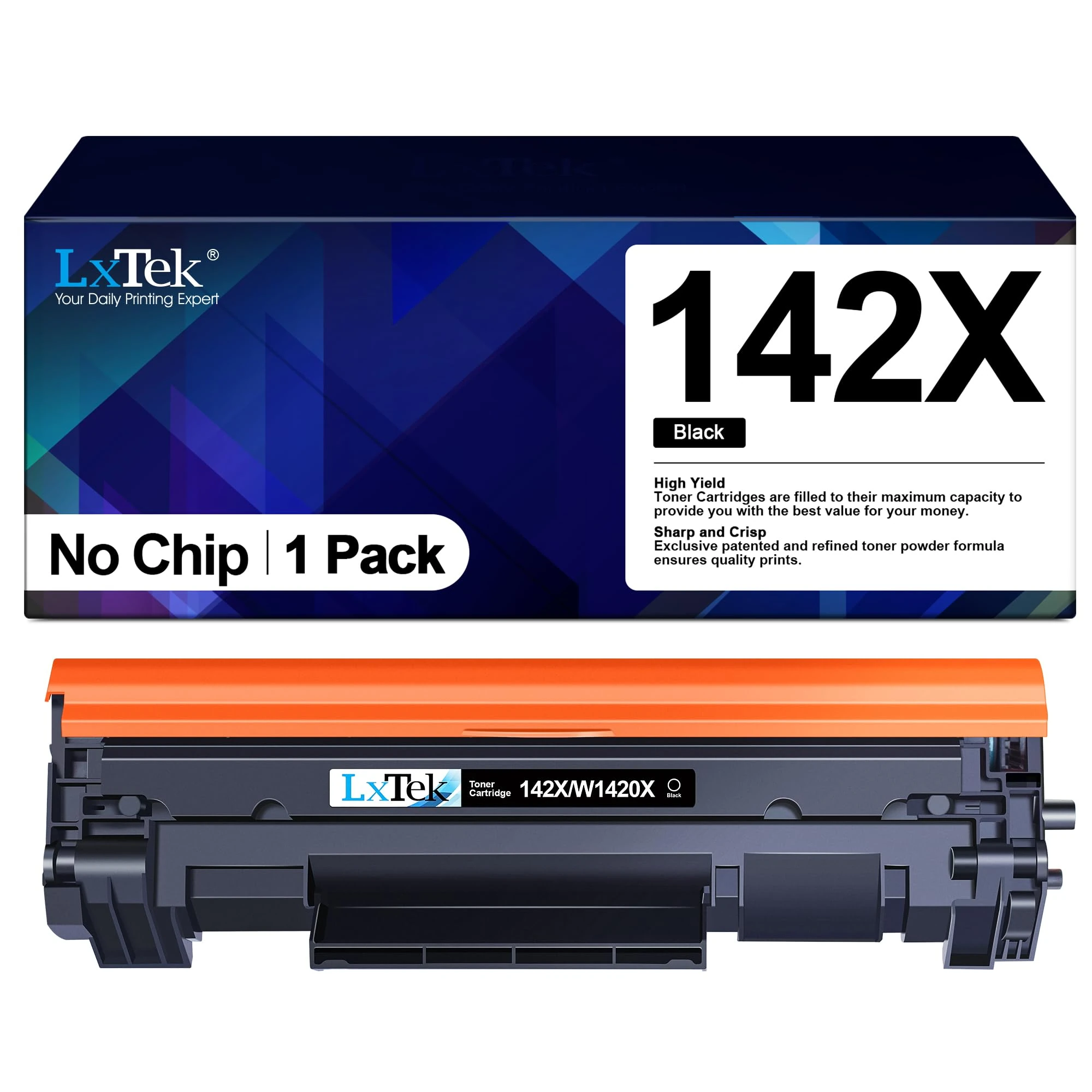 142X 142A Toner W1420X W1420A Compatible Black for HP LaserJet MFP M140w M140, M110w M110, M139w M139 Printers (1 Black)