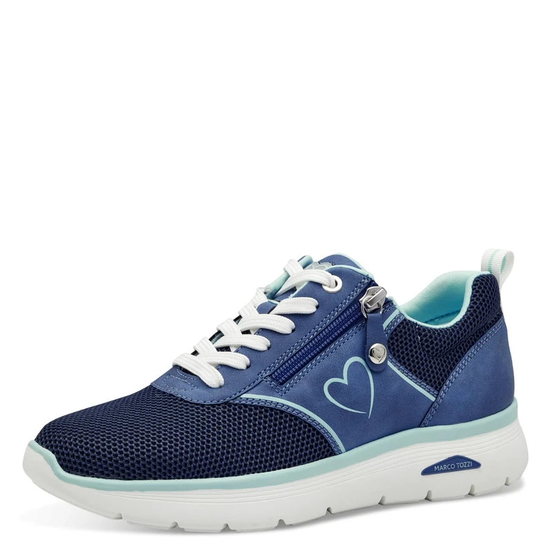 MARCO TOZZI Women's 2-23761-44 Trainers, Navy, 36 EU, Navy, 4 UK
