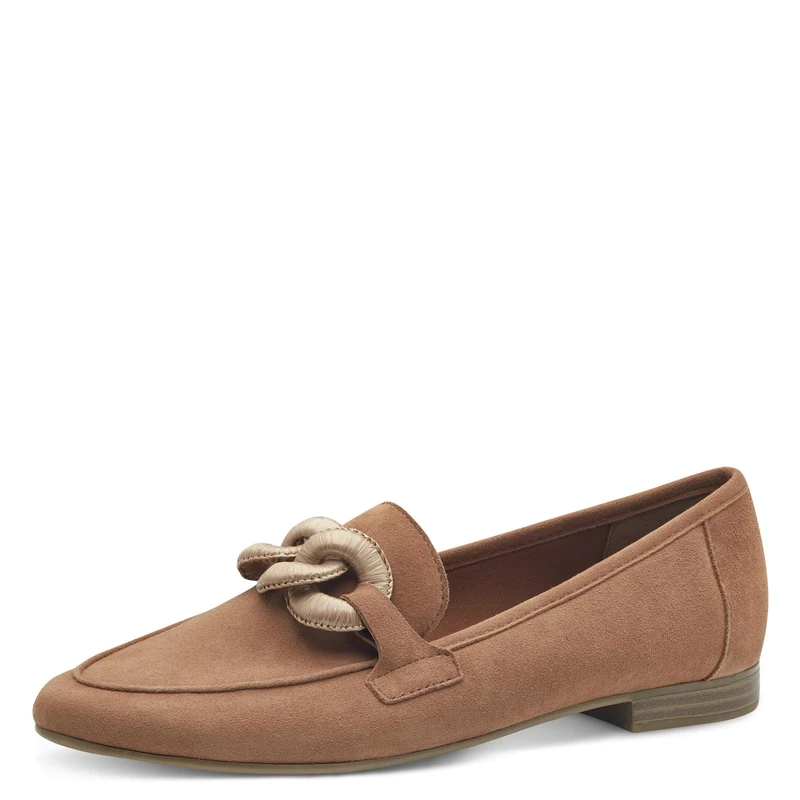 MARCO TOZZI Women's Damen Slipper 2-24227-44 Loafer, Biscuit, 4 UK