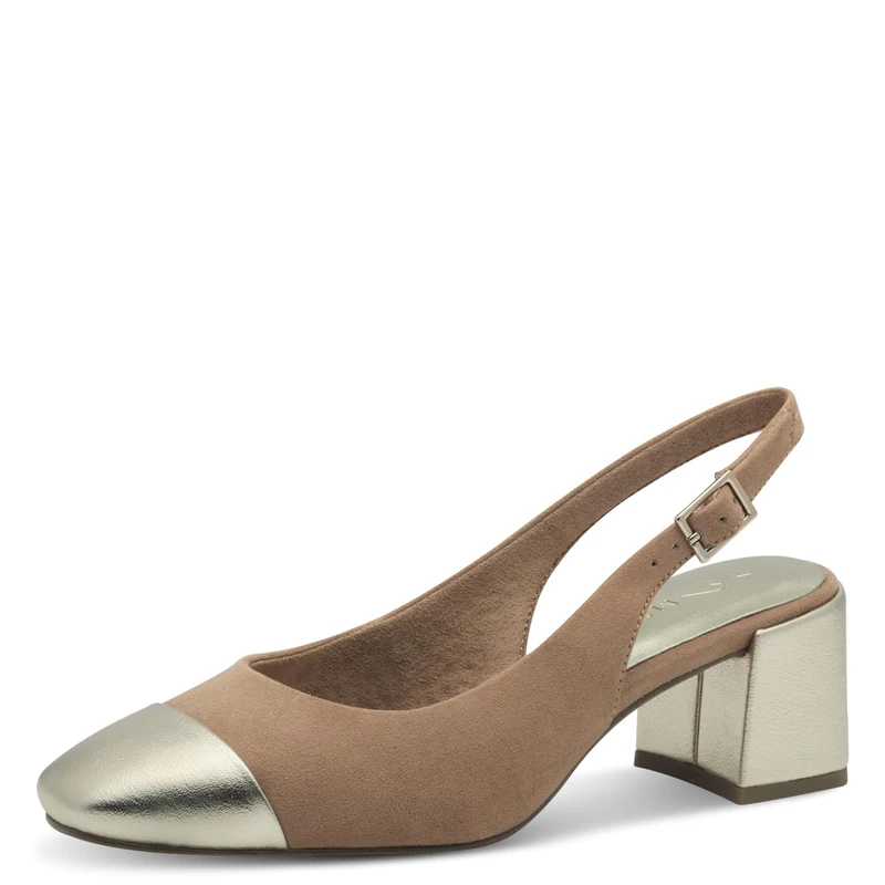 MARCO TOZZI Women's 2-29610-42 Pumps, Nougat, 40 EU, Nougat, 8 UK