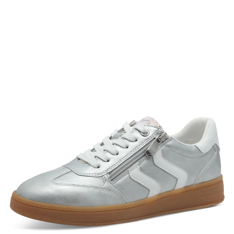 MARCO TOZZI Women's 2-23739-44 Trainers, Silver, 36 EU, Silver, 4 UK