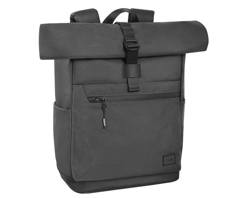 COMIX Unisex's Zaino Rolltop Backpack, Black, 32x38Hx13,5 cm