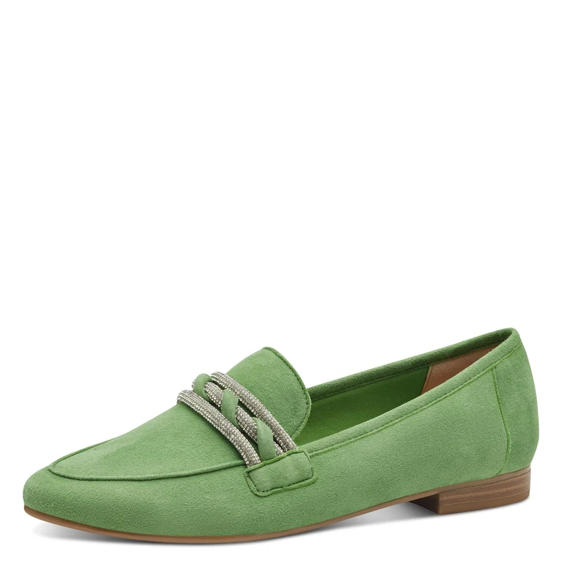 MARCO TOZZI Women's Elegant Leather Slippers, apple, 5 UK