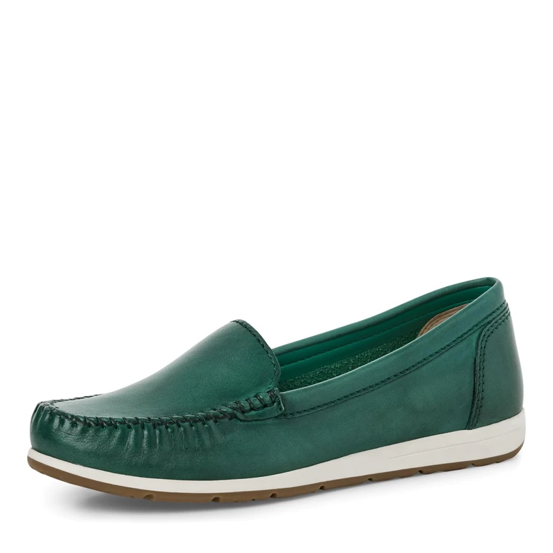 MARCO TOZZI Women's 2-24600-42 Moccasins, Green, 39 EU, Green, 7 UK