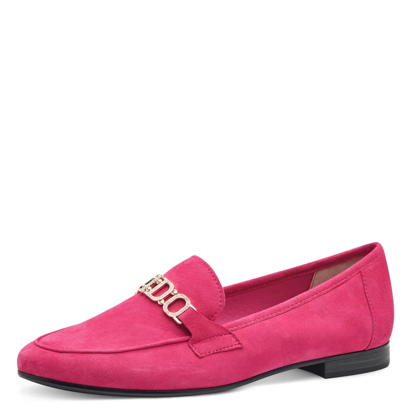 MARCO TOZZI by Guido Maria Kretschmer Women's Elegant Leather Slippers, Pink, 5 UK