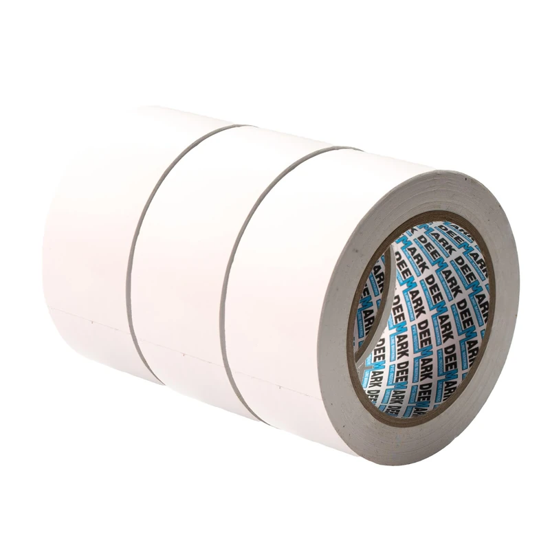 Shadow Foam PVC Floor Marking Tape | Premium Vinyl Safety Marking Tape| For Warehouses, Industry, Shops | 33M Single Roll (White, Three Pack 50mm)