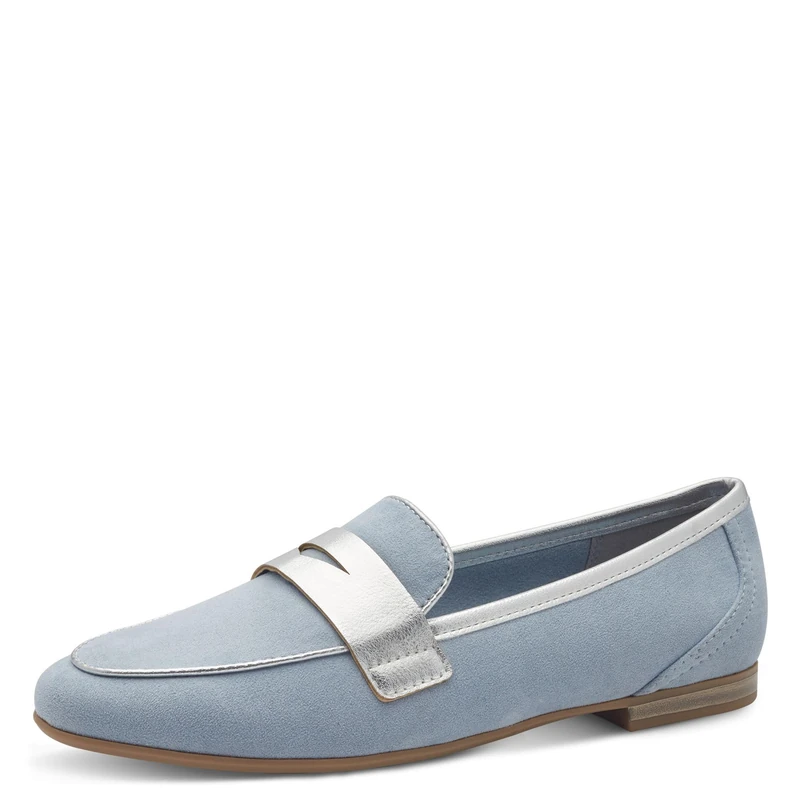 MARCO TOZZI Women's Vegan Block Heel Slippers, Polar Comb, 5 UK