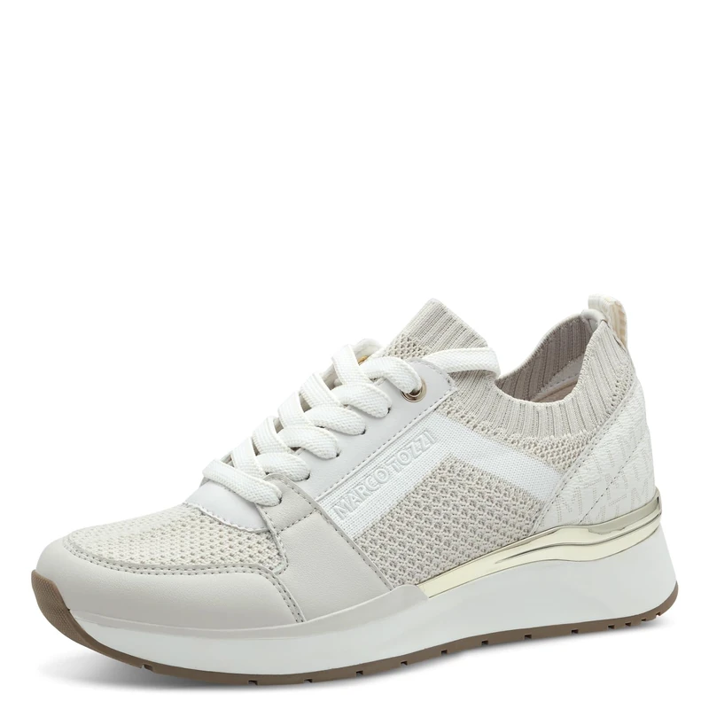 MARCO TOZZI Women's 2-23716-44 Trainers, Cream, 38 EU, Cream, 6 UK