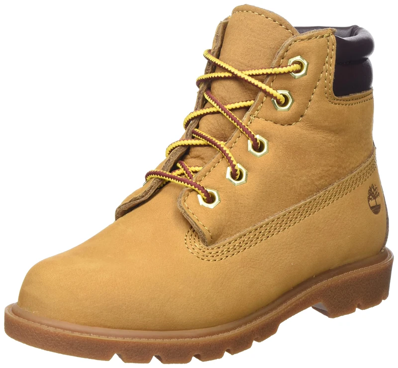 Timberland Unisex Kid's 6in Water Resistant Basic (Junior) Ankle Boot, Wheat, 3.5 UK
