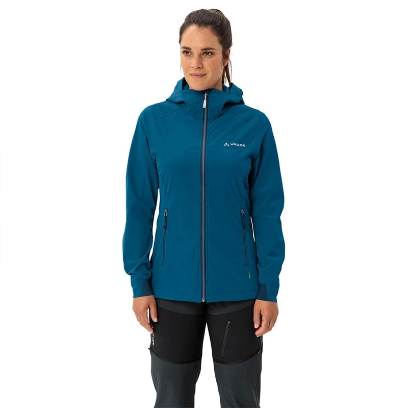 VAUDE Women's Neyland Wind Jacket, Shore Blue, 38