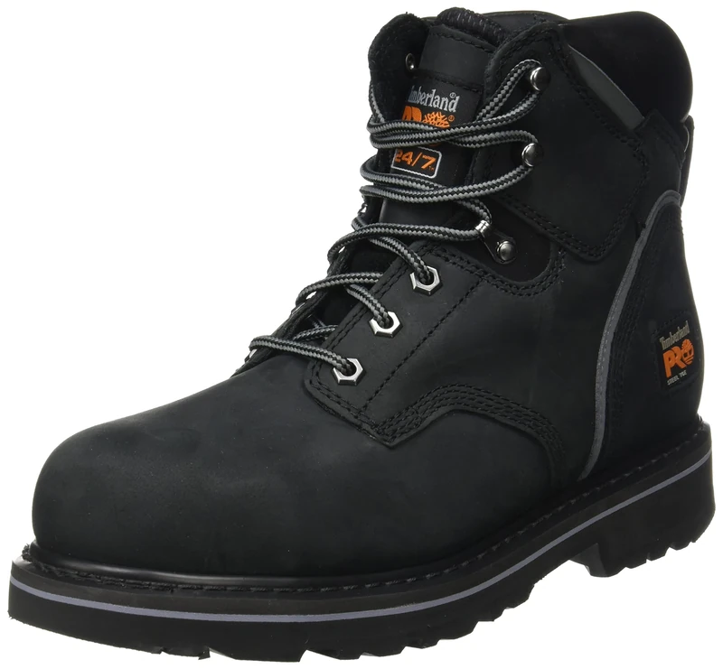 Timberland Mens 6 In Pit Sp Sbp Construction Boots, Black, 6.5 UK