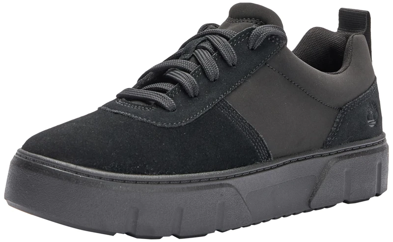 Timberland Women's Laurel Court Sneaker, BLK Suede, 6.5 UK