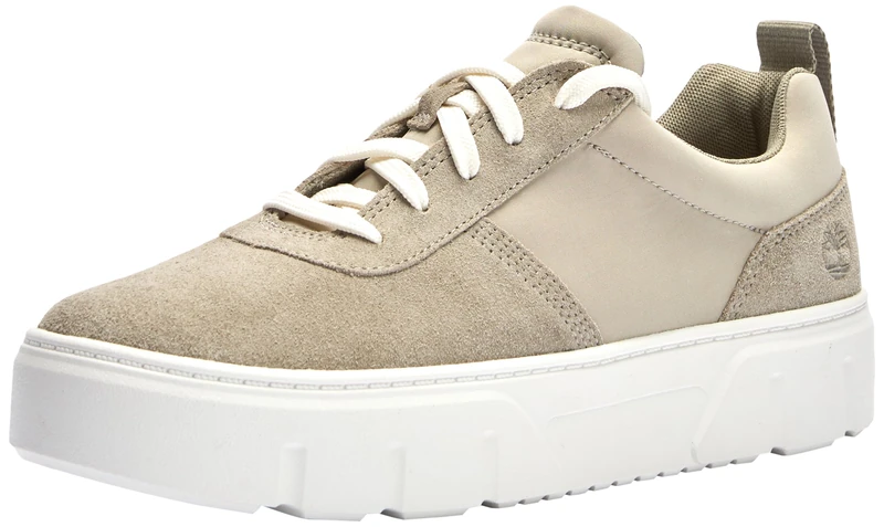 Timberland Women's Laurel Court Low Lace-up Trainers, Lt TPE Suede, 40 EU Weit