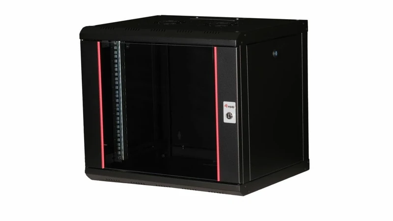 Equip 09U Server Cabinet 19 Inches 600 x 450 mm Glass Door Black