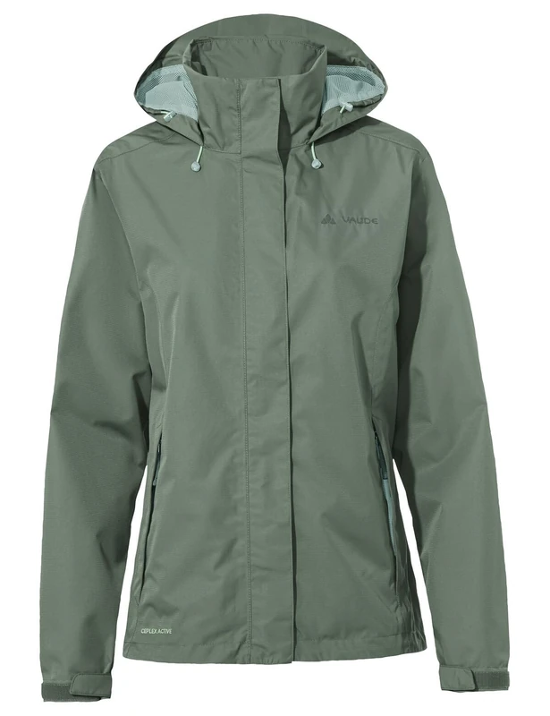 VAUDE Women's Escape Light Jacket rain, Agave, 38