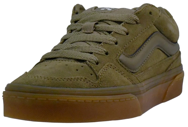 Vans Womens's Caldrone Sneaker, Translucent Gum Gothic Olive, 2.5 UK