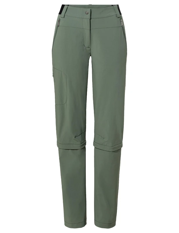 VAUDE Women's Farley Stretch Capri T-Zip Pants Iii Trouser, Agave, 46 Kurz - Image 1
