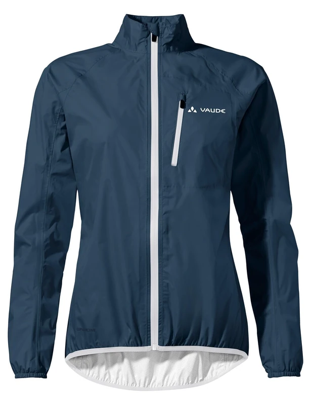 VAUDE Women's Drop Jacket Iii, Dark Sea Plain, 34 (EU)