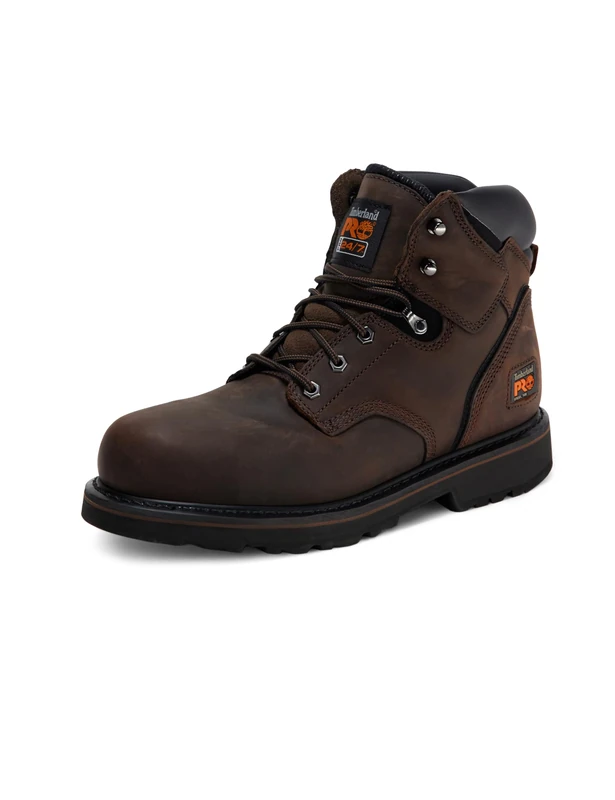 Timberland 6 In Pit Boss St Sp Sbp Safety and Fire Shoes Men, Brown, 9 UK