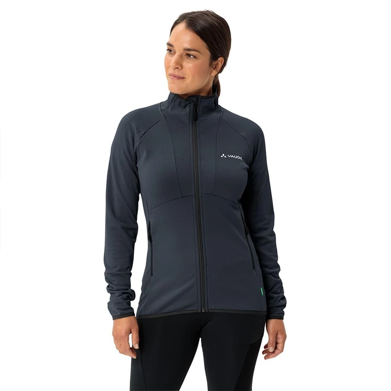 VAUDE Women's Monviso Fleece Fz Jacket Ii, Black/Black, 40