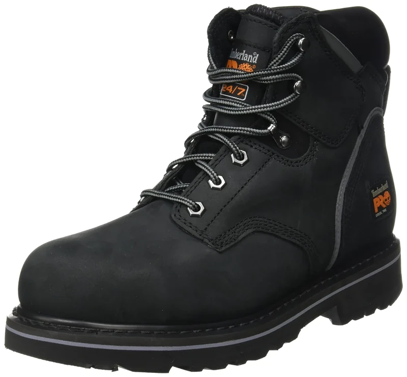 Timberland 6 In Pit Boss St Sp Sbp Safety and Fire Shoes Men, Black, 10.5 UK