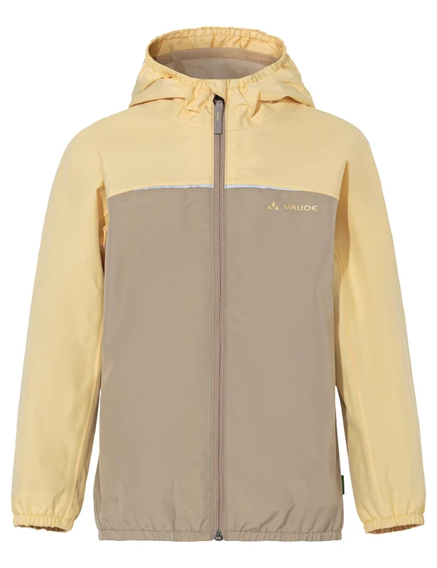 VAUDE Turaco III Children's Rain Jacket - Waterproof & Windproof Outdoor Jacket for Children, Breathable Children's Windbreaker with Hood