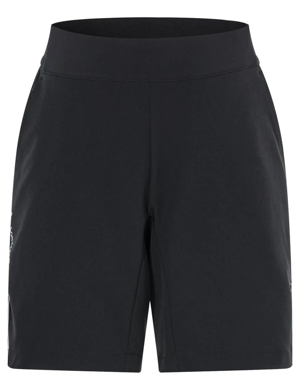 VAUDE Kids Qimsa Stretch Shorts for Children with Reflective Elements for More Visibility Suitable for Mountain Biking Black