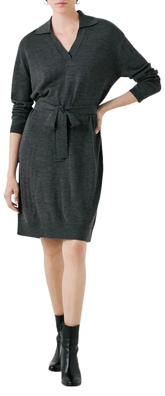 Caroll Dress Dark Gray - Image 1