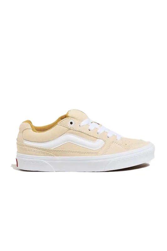 Vans Womens's Caldrone Sneaker, Retro pop Creme Brule/Gold, 4 UK